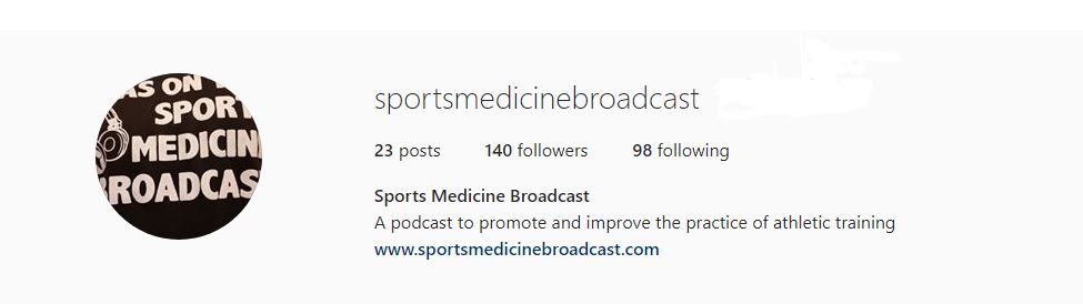 Instagram, Sports Medicine Broadcast, Nancy Burke, Public Safety Athletic Trainers Society